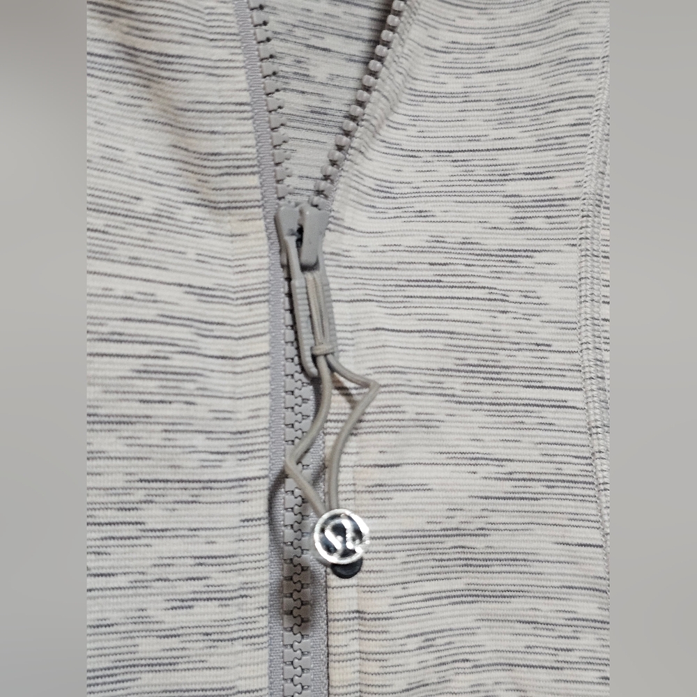 Women's Light Gray Utility Zipper Jacket Lululemon - Picture 6 of 7